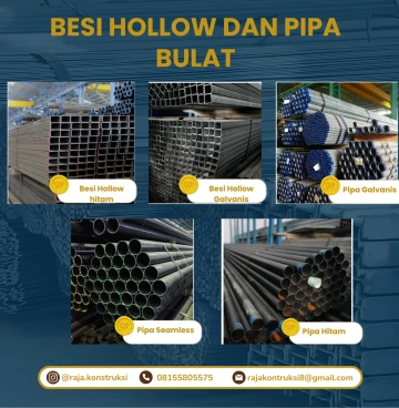 Besi Hollow dan Pipa Bulat