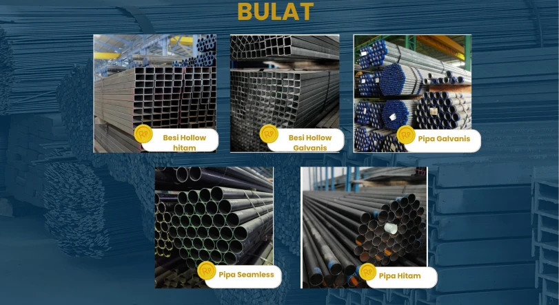 Besi Hollow dan Pipa Bulat